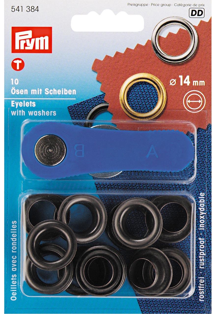 Prym Ösen mit Scheiben 14 mm