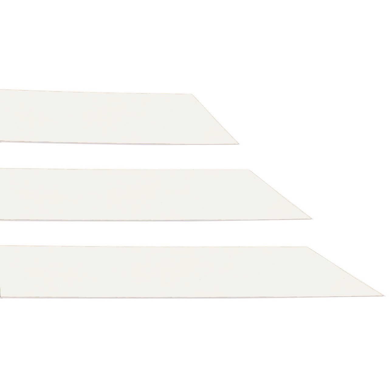 Latexstreifen, Weiß, 0,60 mm Latex, Breite: 2,5 cm