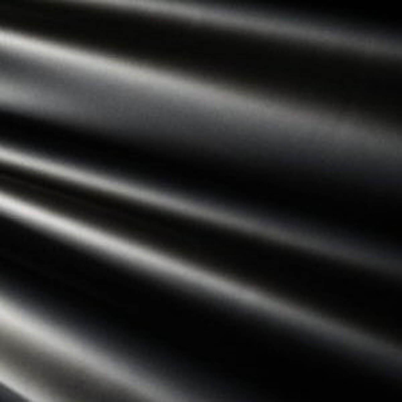 Meterware: Metallic Schwarz, 0,40 mm stark, 100 cm breit