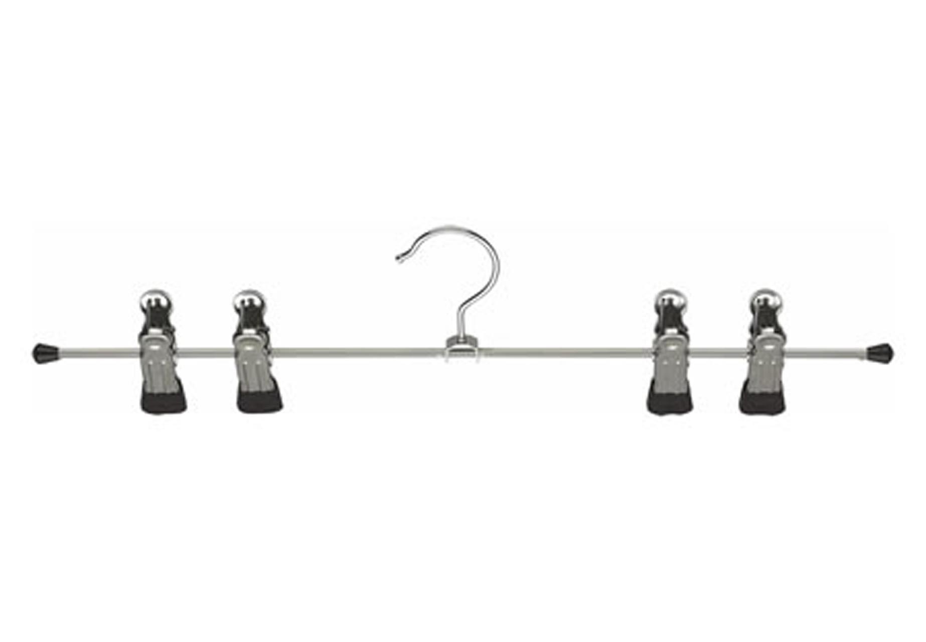 Metallklammerbügel, 4 Clips - 40 cm lang Metallklammerbügel, 4 Clips - 40 cm lang
