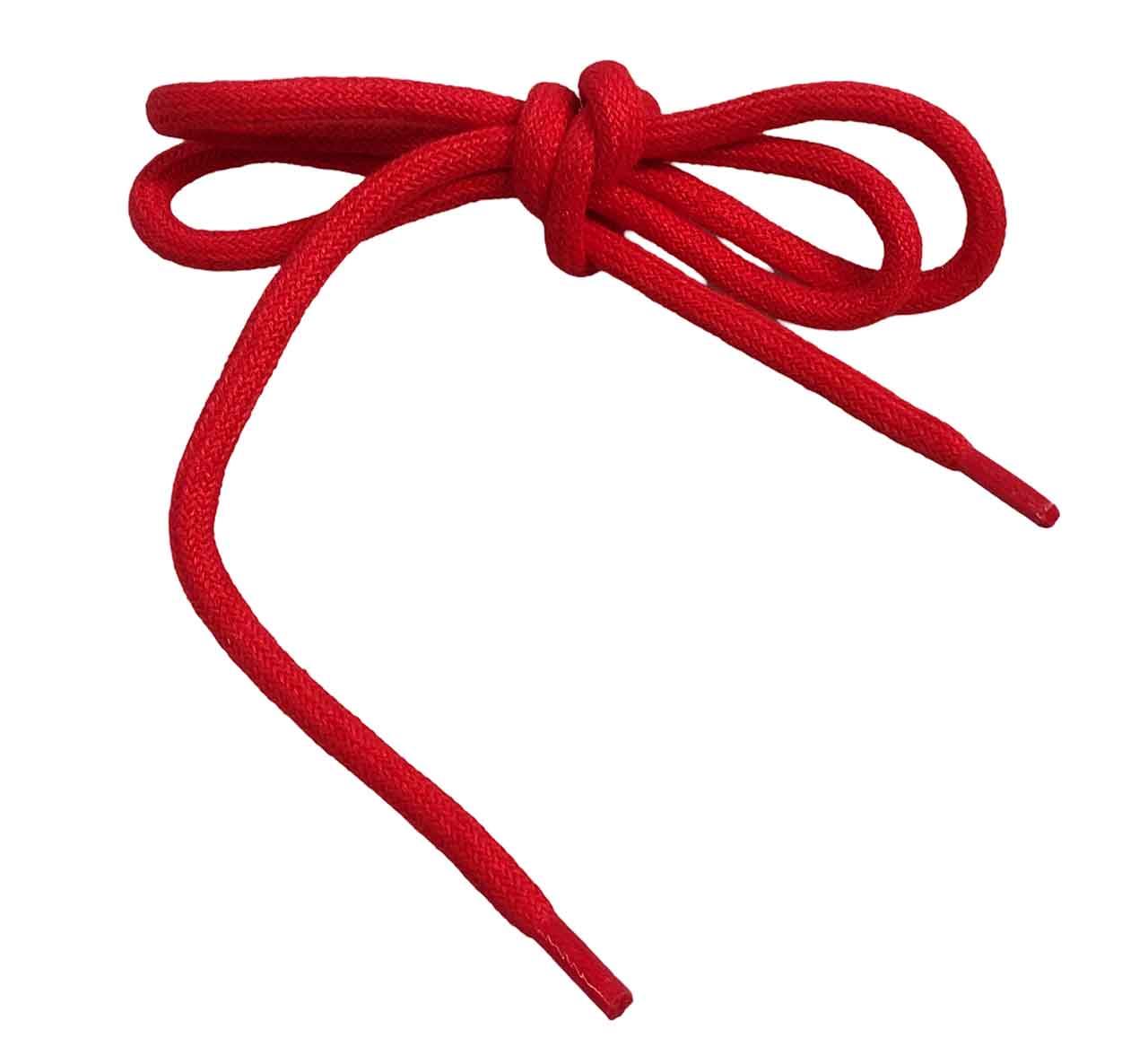 Kordelsenkel, rund, Rot, 90 cm, Paar Kordelsenkel, rund, Rot, 90 cm, Paar