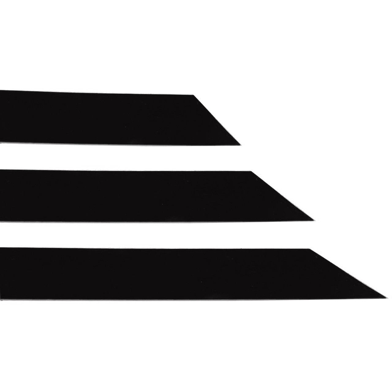 Latexstreifen, Schwarz, 0,60 mm Latex, Breite: 3 cm