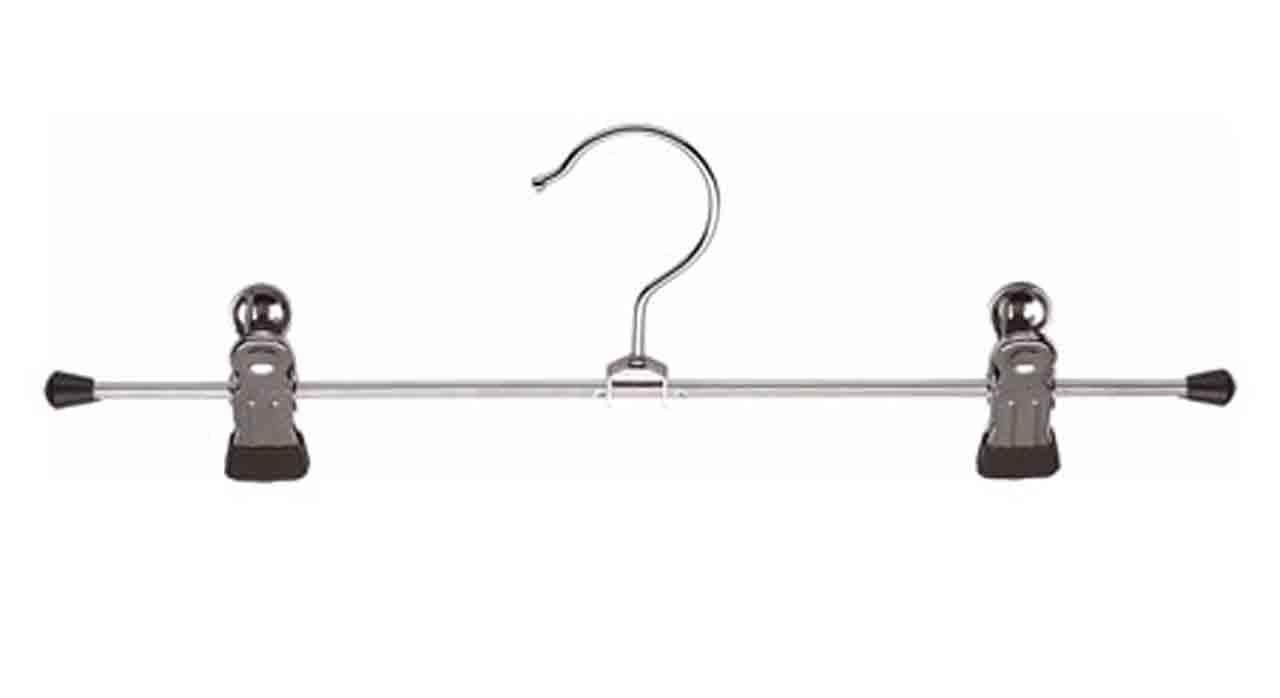 Metallklammerbügel, 2 Clips - 30 cm lang Metallklammerbügel, 2 Clips - 30 cm lang