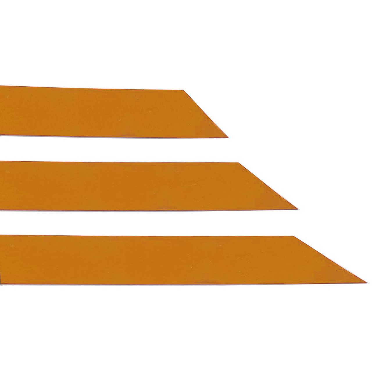 Latexstreifen, Orange, 0,60 mm Latex, Breite: 2,5 cm