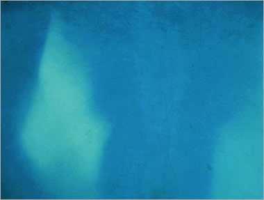 Latex Meterware Blau transparent, 92 cm breit, 0,25 mm